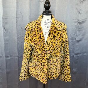 Favlux Leopard Print Faux Fur Jacket
NWOT